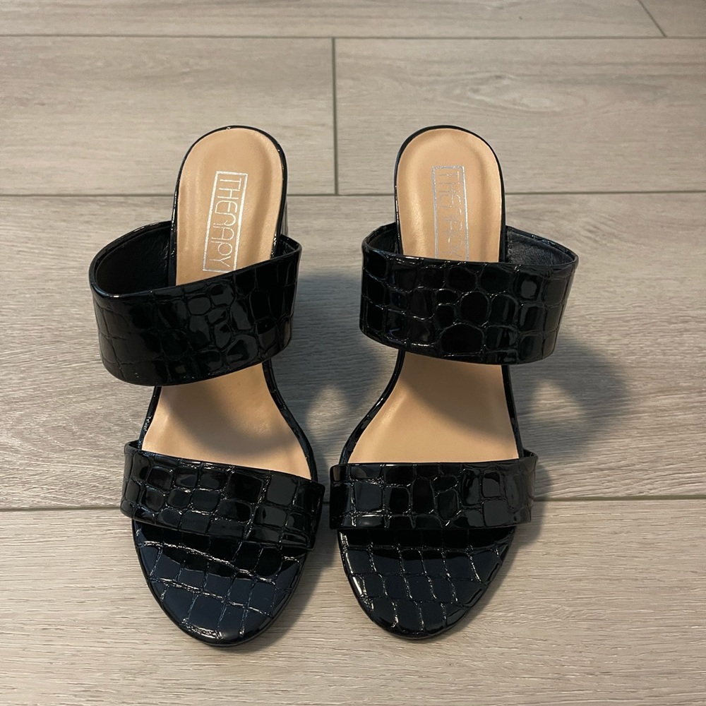 PRINCESS POLLY BLACK HEELS